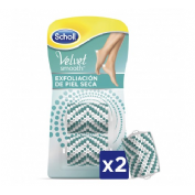 Scholl velvet smooth - recambio exfoliante para piel seca (2 recambios)