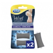 Scholl velvet smooth talones agrietados - limas de recambio (2 u)