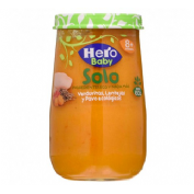Hero baby solo verduritas lentejas y pavo (190 g)