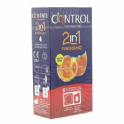 Control 2in1 finissimo - preservativos (6 u)