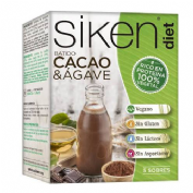 Sikendiet proteina vegetal batido - cacao y agave (5 sobres)