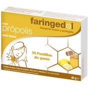 Faringedol pastillas de goma (20 envases 20 g sabor miel limon)