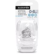 Tetina silicona anatomica - suavinex (t1m 2 u)
