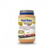 Nutriben innova crema de verduras - con jamon y ternera gourmet (235 g)