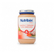 Nutriben jamon y ternera con menestra de verduras (potito 235 g)