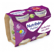 Nutriben cena verduritas con pavo (potito 2 x 190 g)