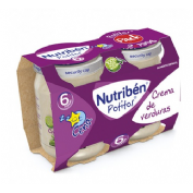 Nutriben cena crema de verduras (potito 2 x 190 g)