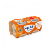 Nutriben potito inicio a la merienda - manzana naranja y platano con galleta (2 x 120 g)