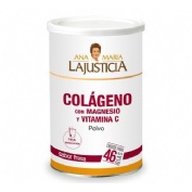 Colageno con magnesio y vitamina c (350 g sabor fresa)