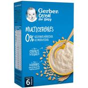 Gerber multicereales 0% azucares (1 estuche 250 g)