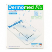 Dermomed fix segunda piel - aposito esteril (10 cm x 7.5 cm 4 u)