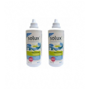 Solux todos tipos lentes de contacto - solucion unica + ah (360 ml 2 u)