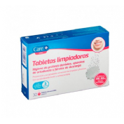 Care+ tabletas limpiadoras (30 tabletas efervescentes)