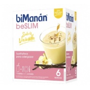 Bimanan beslim sustitutivo batido (6 sobres 55 g sabor vainilla)
