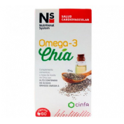 Ns omega 3 chia (60 caps)