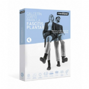 Calcetin corto compresion preventiva para fascitis plantar - medilast (talla s color negro)