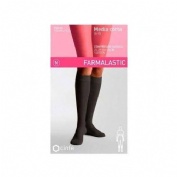 Media corta (a-d) comp normal - farmalastic puntera abierta (negro t- p)