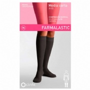 Media corta (a-d) comp normal - farmalastic puntera abierta (negro t- g)