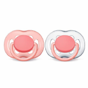 Chupete silicona ortodontico - philips avent ultra air (6 - 18 meses 2 unidades niña)