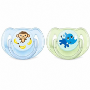 Chupete silicona - philips avent ultrasoft decorados (6 - 18 m 2 u niño)