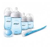 Set de lactancia natural rosa - avent philips chupete y escobilla