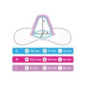 Pezonera silicona - mam (2 unidades talla grande)