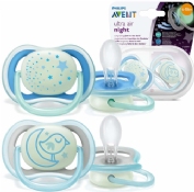 AVENT CHUPETE ULTRA AIR NIGHT TIME 6-18M 2U REF SCF376/21
