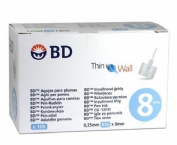 AGUJ BD 0,25X8 MM 100 UNIDADES REF. 320213