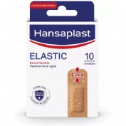 Hansaplast elastic - aposito adhesivo (10 unidades 72 x 22 mm)