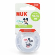 Chupete silicona - nuk (disney mickey t-3 n 1 u)