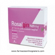 ROSALGIN 500 mg GRANULADO PARA SOLUCION VAGINAL, 20 sobres