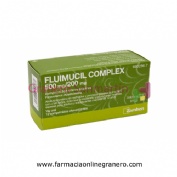 FLUIMUCIL COMPLEX 500 mg/200 mg COMPRIMIDOS EFERVESCENTES , 12 comprimidos