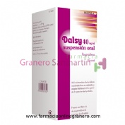 DALSY 40 mg/ml SUSPENSION ORAL , 1 frasco de 150 ml