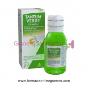TANTUM VERDE 1,5 mg/ml SOLUCION PARA GARGARISMOS Y ENJUAGUE BUCAL , 1 frasco de 240 ml