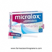 MICRALAX CITRATO/LAURIL SULFOACETATO 450 mg/45 mg solucion rectal , 12 enemas