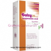 DALSY 20 mg/ml SUSPENSION ORAL , 1 frasco de 150 ml