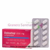 DOLOSTOP 650 MG COMPRIMIDOS , 20 comprimidos