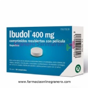 IBUDOL 400 MG COMPRIMIDOS RECUBIERTOS CON PELICULA, 20 comprimidos