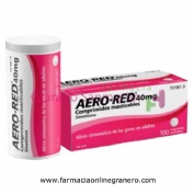 AERO RED 40 mg COMPRIMIDOS MASTICABLES , 100 comprimidos