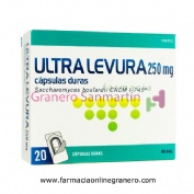 ULTRA-LEVURA 250 MG CAPSULAS DURAS , 20 cápsulas