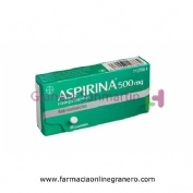ASPIRINA 500 mg COMPRIMIDOS , 20 comprimidos