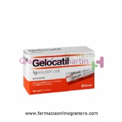 GELOCATIL 1 g SOLUCION ORAL,10 sobres