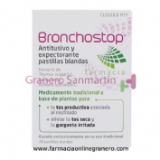 BRONCHOSTOP ANTITUSIVO Y EXPECTORANTE PASTILLAS BLANDAS, 20 pastillas