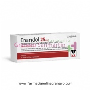 ENANDOL 25 mg COMPRIMIDOS RECUBIERTOS CON PELICULA, 10 comprimidos