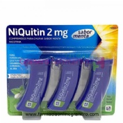 NIQUITIN 2 MG COMPRIMIDOS PARA CHUPAR SABOR MENTA, 60 (3 x 20) comprimidos