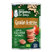 Gerber snack organic trigo avena con tomate (1 bolsita 35 g)