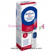 RHINOVIN DUO 0,5 mg/ml + 0.6 mg/ml SOLUCION PARA PULVERIZACION NASAL, 1 envase pulverizador de 10 ml