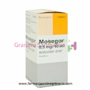 MOSEGOR 0,5 mg/10 ml SOLUCION ORAL, 1 frasco de 200 ml