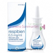 RESPIBIEN 0,5 mg/ml solución para pulverización nasal , 1 envase pulverizador de 15 ml
