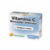 Vallesol vitamina c bienestar articular (40 capsulas)